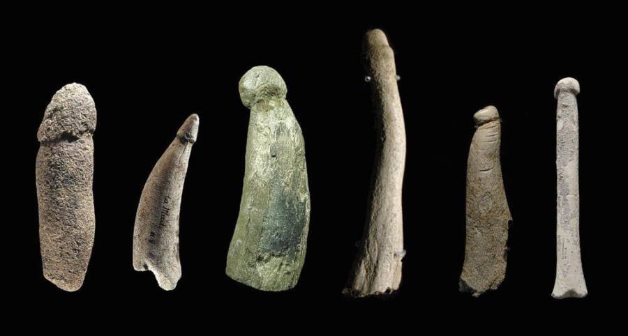 Ancient dildos and recovered phallic artifacts