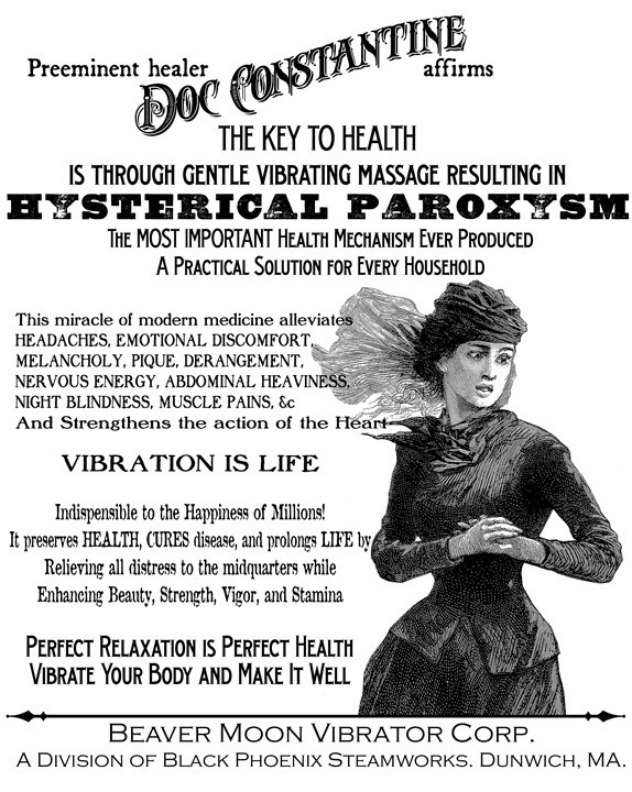 Victorian vibrator ad